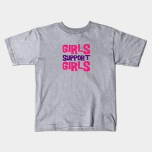 Girls Support Girls Kids T-Shirt